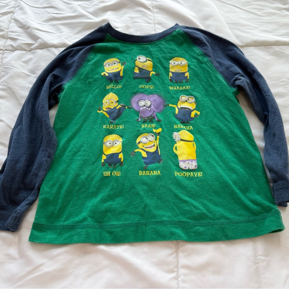Despicable Me Cotton Long Sleeve Tee Boys